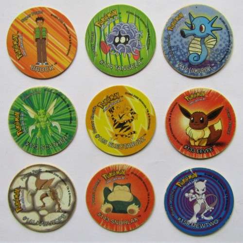 Lot of 9 Pokemon Tazo 2 Slammers by Simba