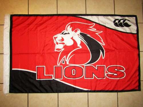 Large Old Lions Rugby Flag