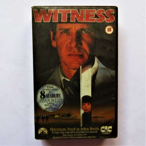 Witness - Harrison Ford - VHS Video Tape (1985)