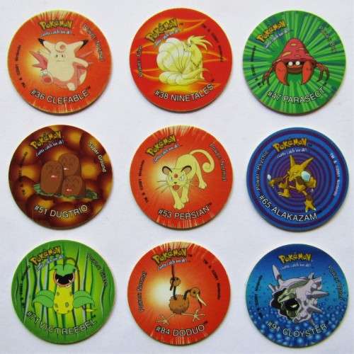 Lot of 9 Pokemon Tazo 3 Slammers by Simba