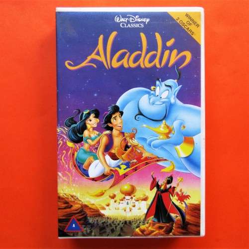 Aladdin - Disney VHS Tape (1993)