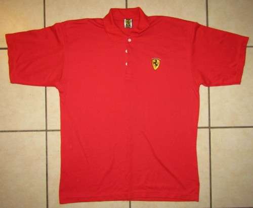 Red Ferrari Polo Shirt