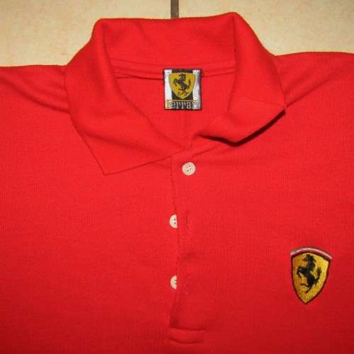 Red Ferrari Polo Shirt