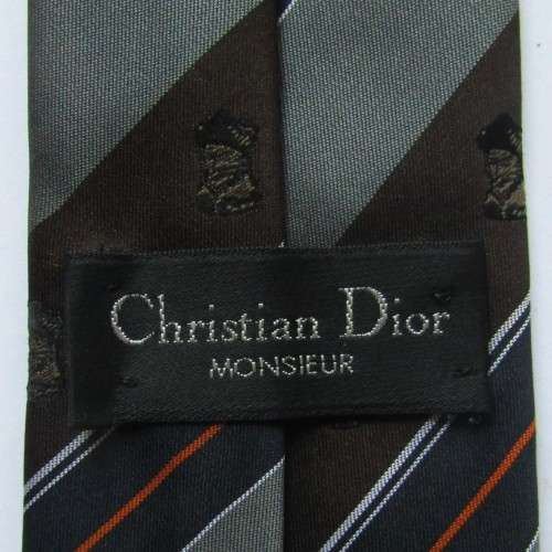 Richelieu Brandy Neck Tie by Christian Dior