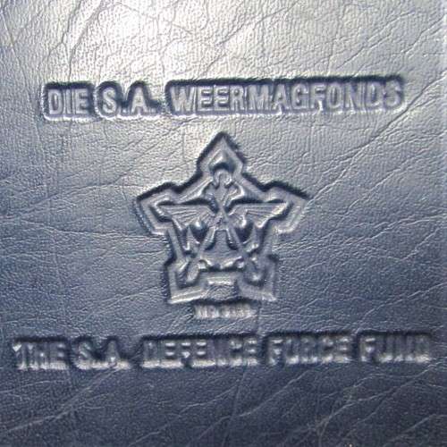 SADF Border War Southern Cross Fund SAAF Blue Satchel Case