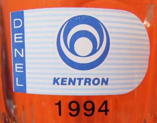 1994 Denel Kentron Glass Beer Mug