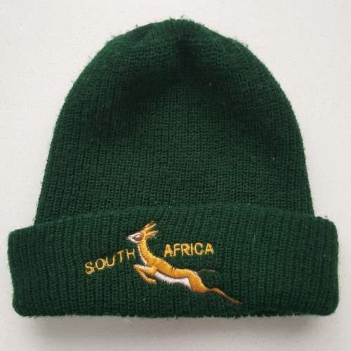 Old Springbok Rugby Beanie Cap