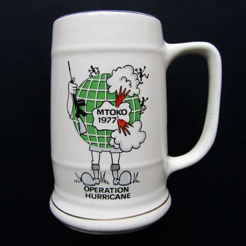 1977 Rhodesia Mtoko Operation Hurricane Beer Mug