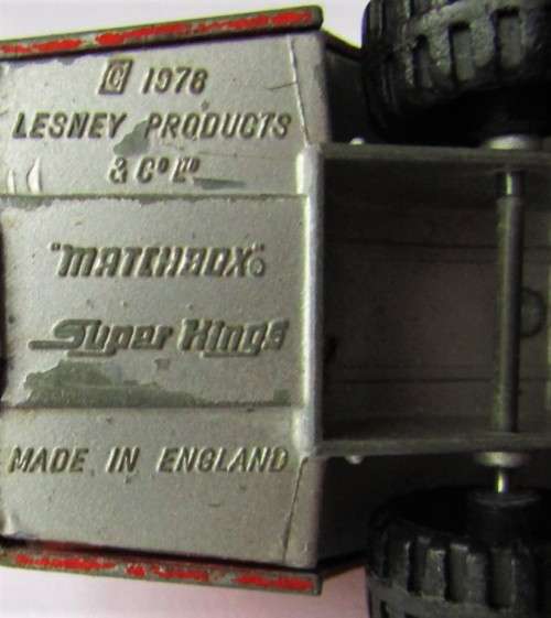 1978 Matchbox Super Kings Truck