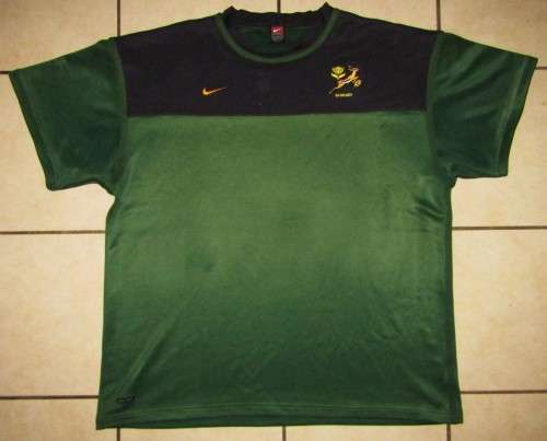 Old Nike Springbok Rugby Training Jersey - Size 3XL