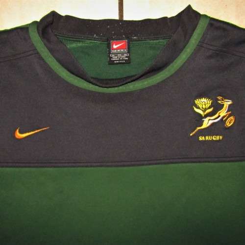 Old Nike Springbok Rugby Training Jersey - Size 3XL