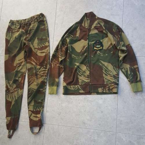 Old Rhodesian Light Infantry Camo Tracksuit Jacket and Pants