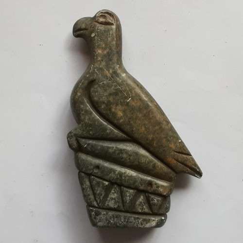 Old Rhodesia Bird Stone Figure Display