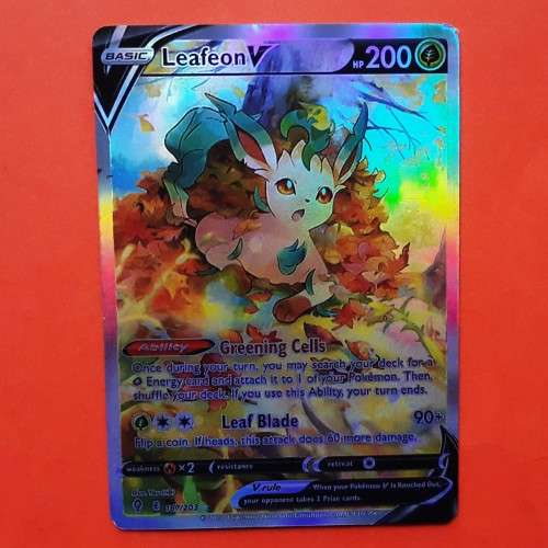 Leafeon V 167/203 - Evolving Skies - Ultra Rare Pokémon Card