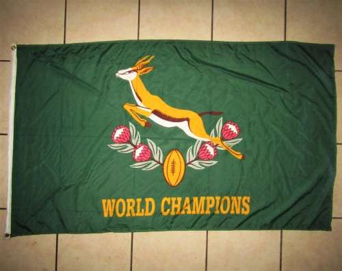 1995 World Champions Springbok Rugby Flag