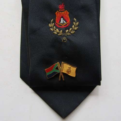 Old 15 Year Insignia Neck Tie with Badge