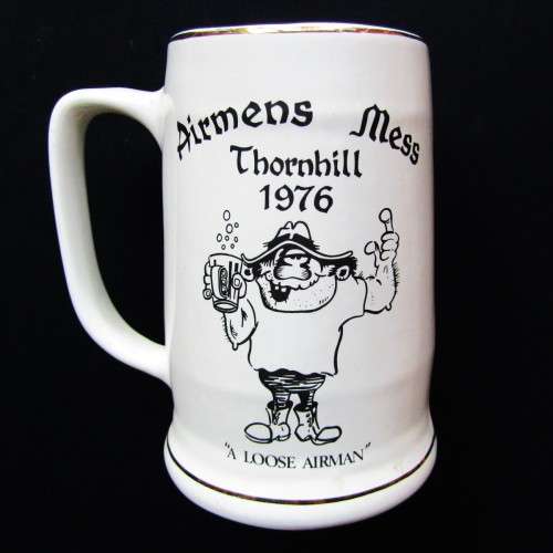1976 Rhodesia Thornhill Airmens Mess Beer Mug