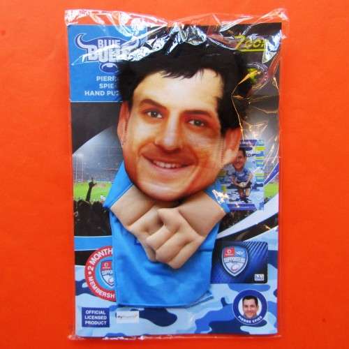 Pierre Spies Blue Bulls Rugby Hand Puppet - Sealed Unused