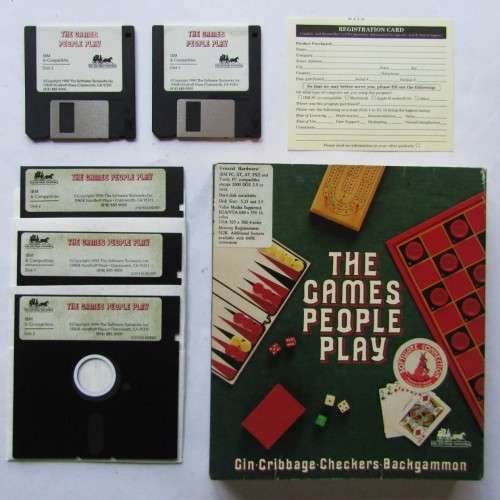 The Games People Play - Big Box Floppy Disk PC Game (1990)