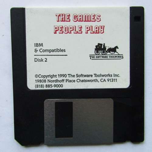 The Games People Play - Big Box Floppy Disk PC Game (1990)
