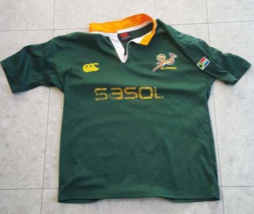 Old Springbok Rugby Jersey - Medium Size