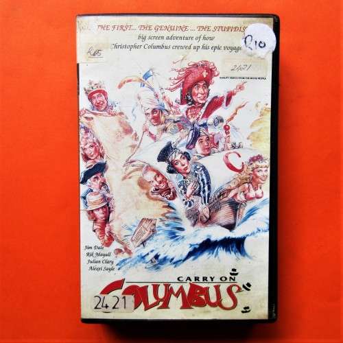 Carry on Columbus - Jim Dale - Comedy VHS Tape (1993)