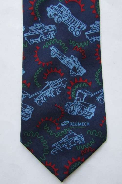 Old Reumech Gear Ratio Neck Tie