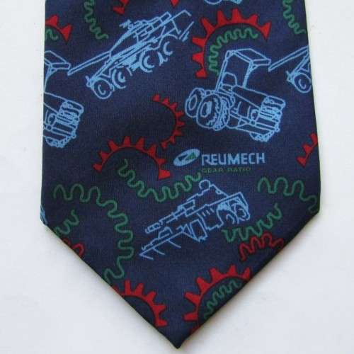 Old Reumech Gear Ratio Neck Tie