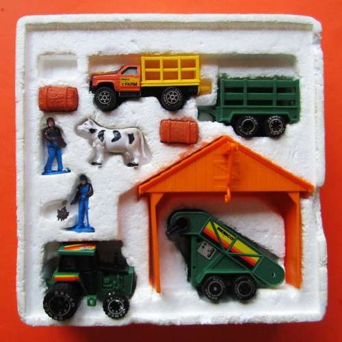 1988 Remco Toys Diecast Farm Set in Box