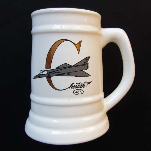SAAF Cheetah Aircraft Beer Mug