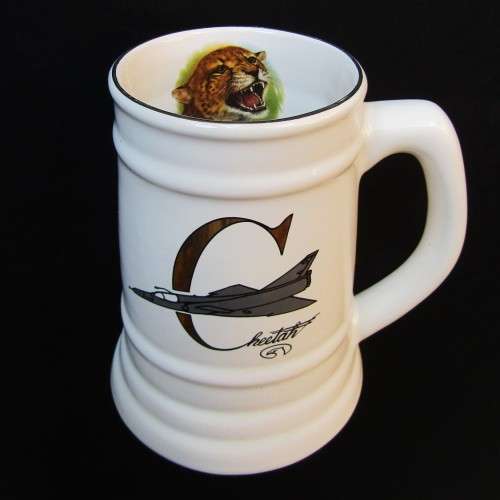 SAAF Cheetah Aircraft Beer Mug