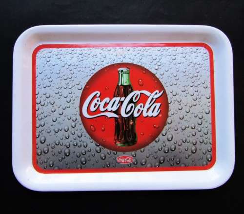 Old Coca Cola Plastic Serving Tray