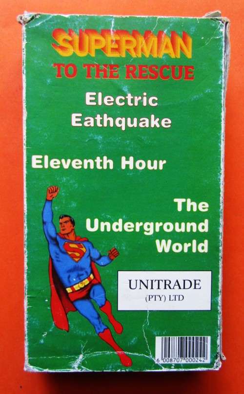 Superman to the Rescue - Animated Cartoon VHS Tape