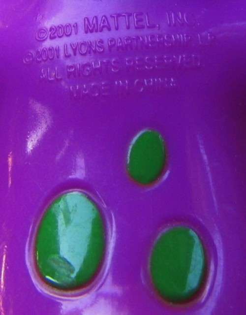 2001 Barney Action Figure by Mattel