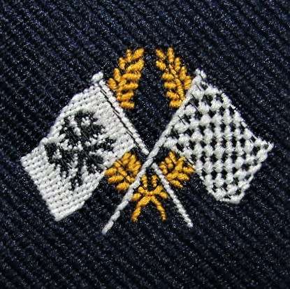 Old UK Barclays Motor Club Neck Tie