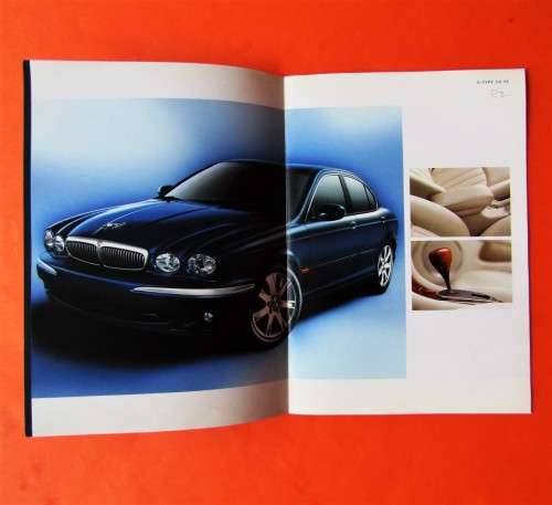 Old Jaguar X-Type Car Brochure