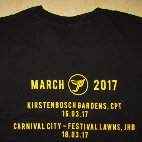 2017 Pixies South Africa Tour T-Shirt