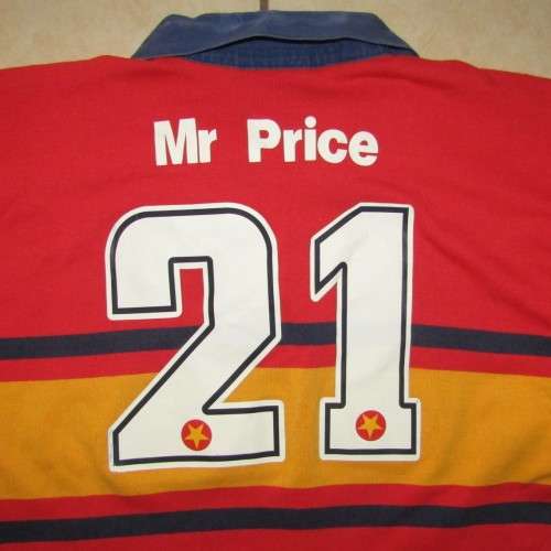 Blaas Hoog die Vlam Number 21 Players Rugby Jersey