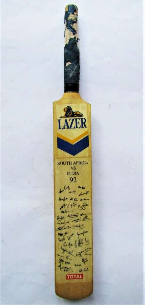 1992 SA vs India Mini Signature Cricket Bat