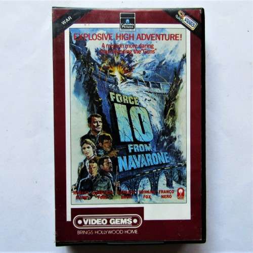 Force 10 from Navarone - Harrison Ford - War Action VHS Tape (1982)