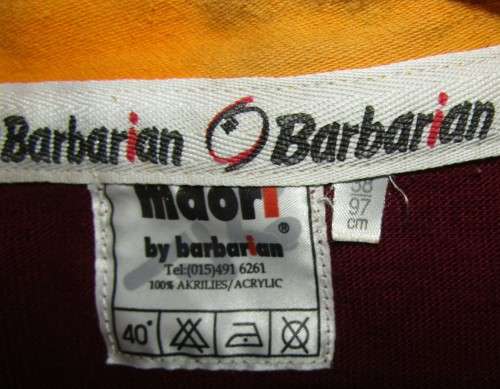 Old Barbarian Maori Rugby Jersey
