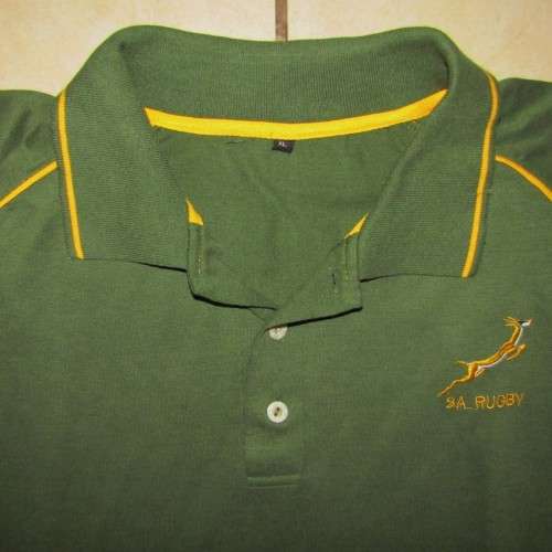 Old SA Springbok Rugby Shirt - XL Size