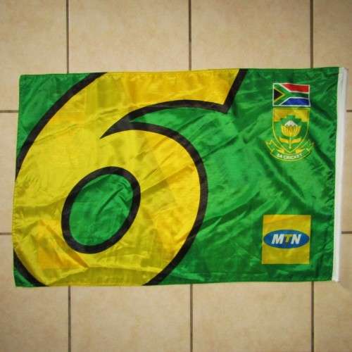SA Proteas 4 and 6 Runs Cricket Flag