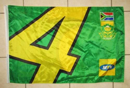 SA Proteas 4 and 6 Runs Cricket Flag