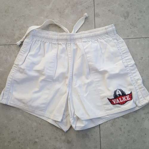 White Valke Rugby Players Shorts