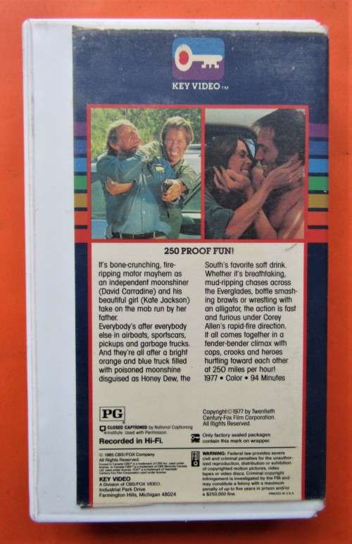 Thunder and Lightning - Crime Action Comedy VHS Tape (1985)