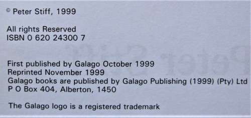 The Silent War by Peter Stiff - Hardcover Book (1999)