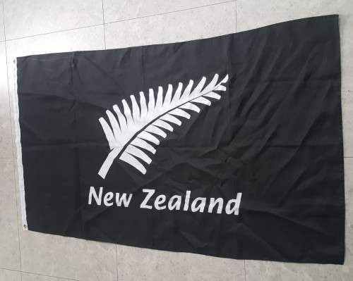 Large New Zealand Rugby Flag