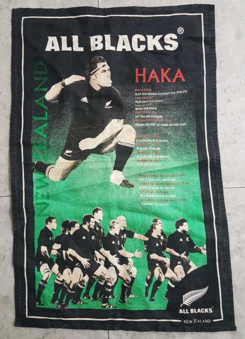All Blacks Haka Rugby Banner