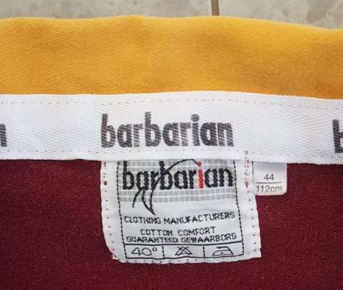 Old Long Sleeve Pretoria Berea Rugby Club Number 14 Players Jersey